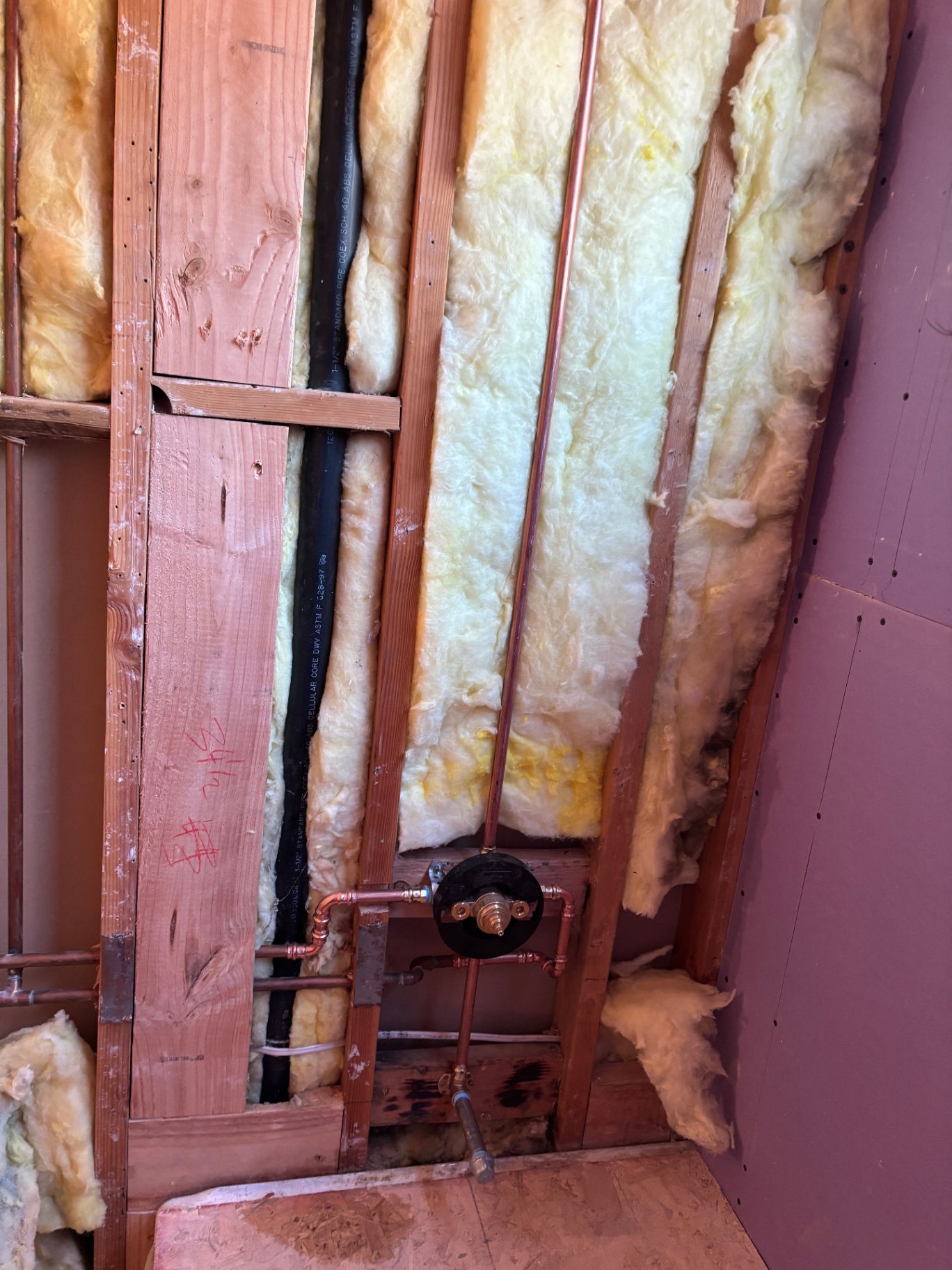 Master craftsmanship — copper rough-in